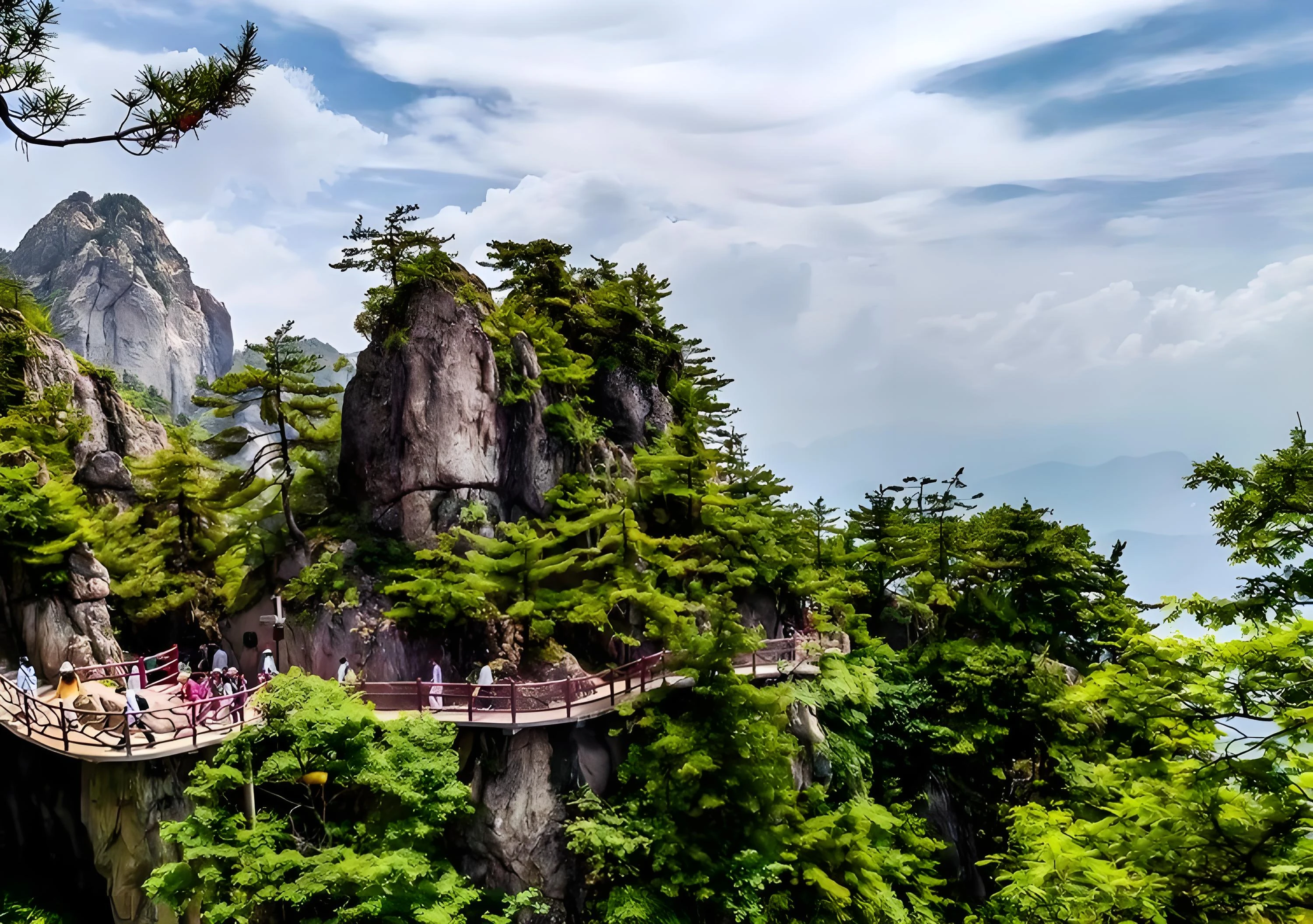 老君山十里畫屏