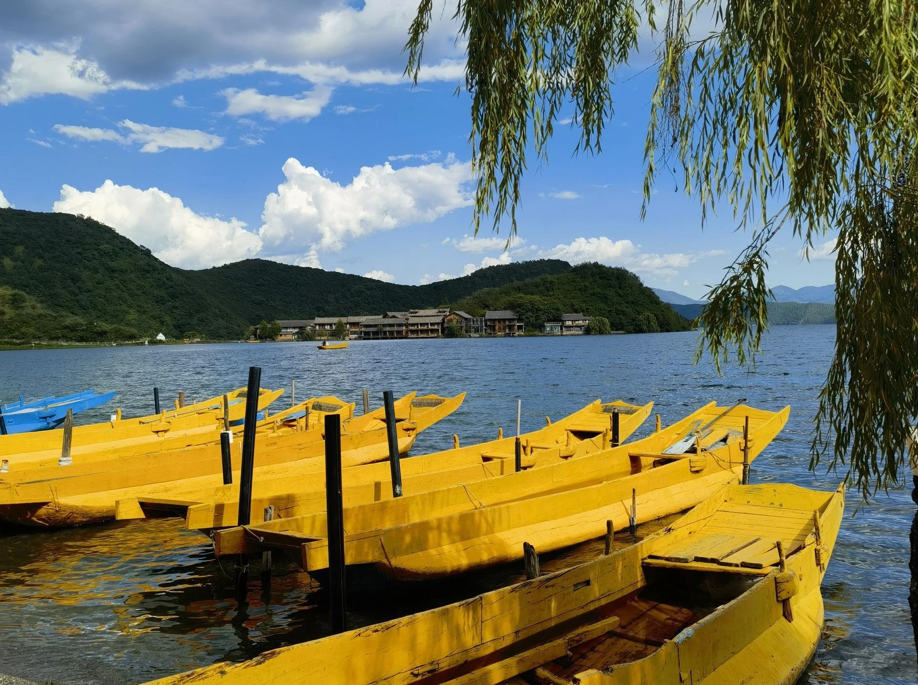 大落水村-搭乘★豬槽船