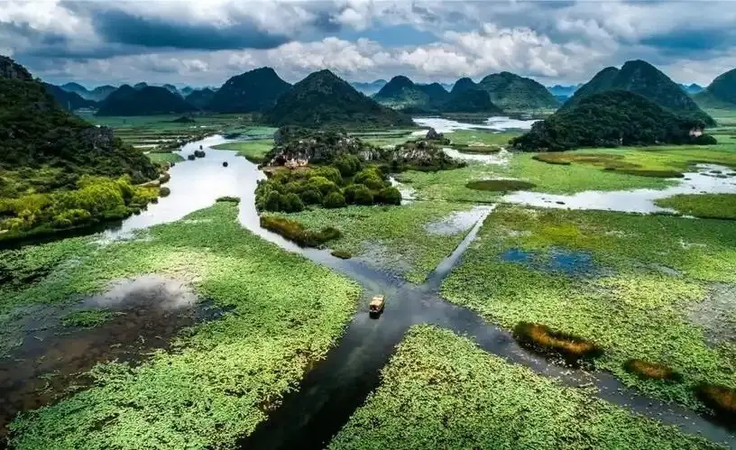 船遊普者黑濕地
