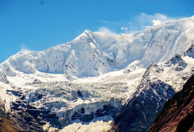 米堆冰川(景區入口海拔2750米，觀景台3800米)