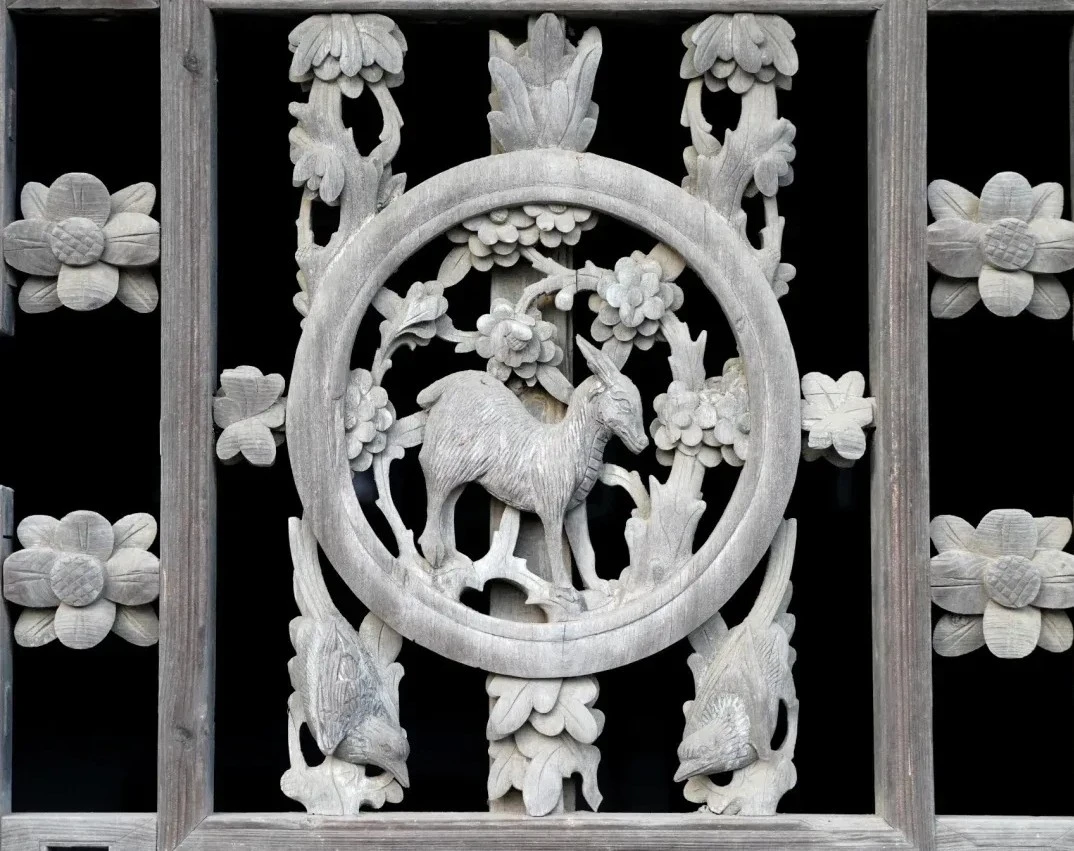 李家大院的木雕