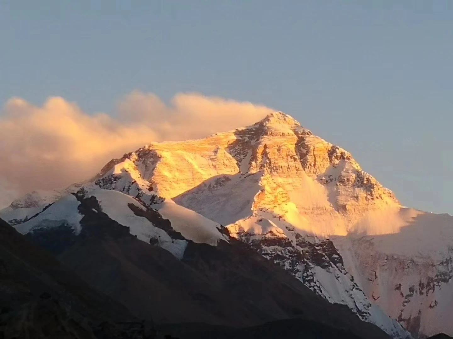 絨布寺觀-珠穆朗瑪峰日落