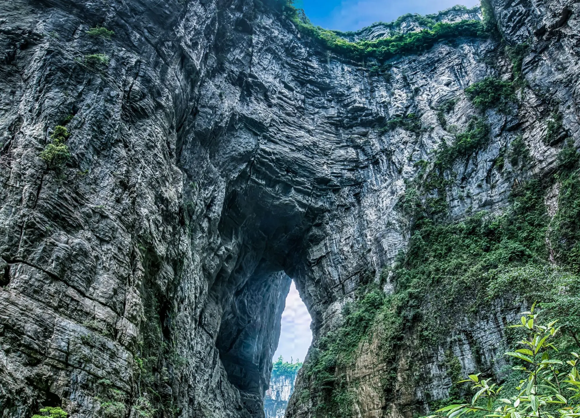 武隆天坑天生三橋