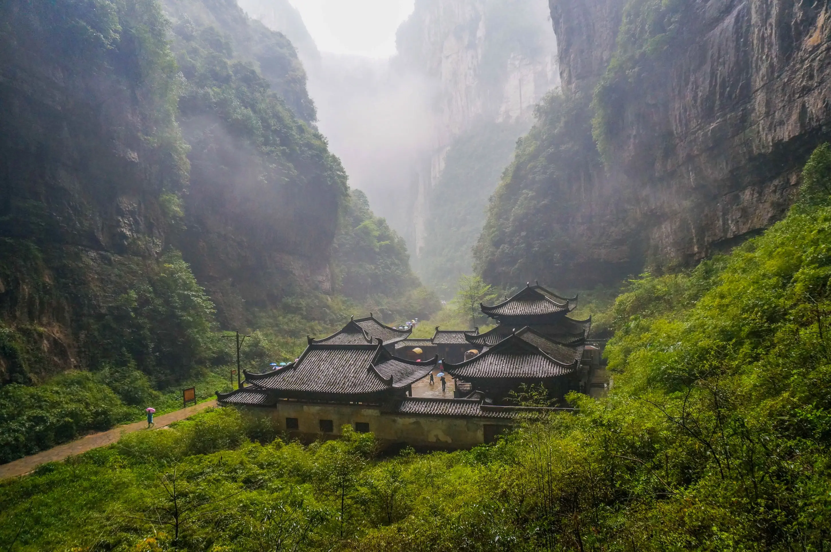 武隆天坑天生三橋