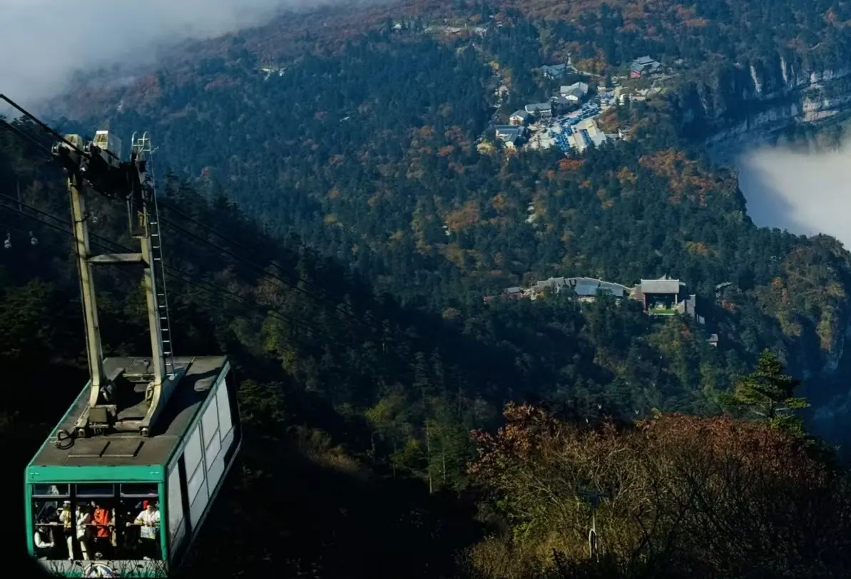 峨眉山金頂纜車